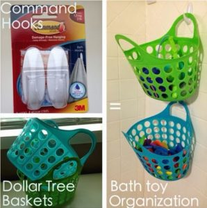 basket for bath toys